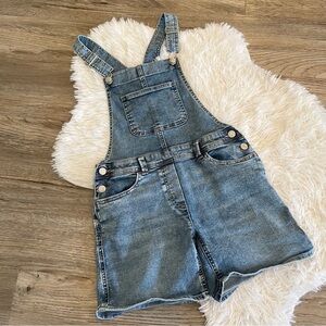 Crewcuts Denim Overalls Shorts Girls 12
